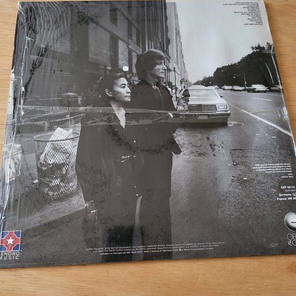 JOHN LENNON Yoko Ono Double Fantasy LP 1980 GEF 99131 Stereo Shrink Wrap LP3 - Picture 4 of 12
